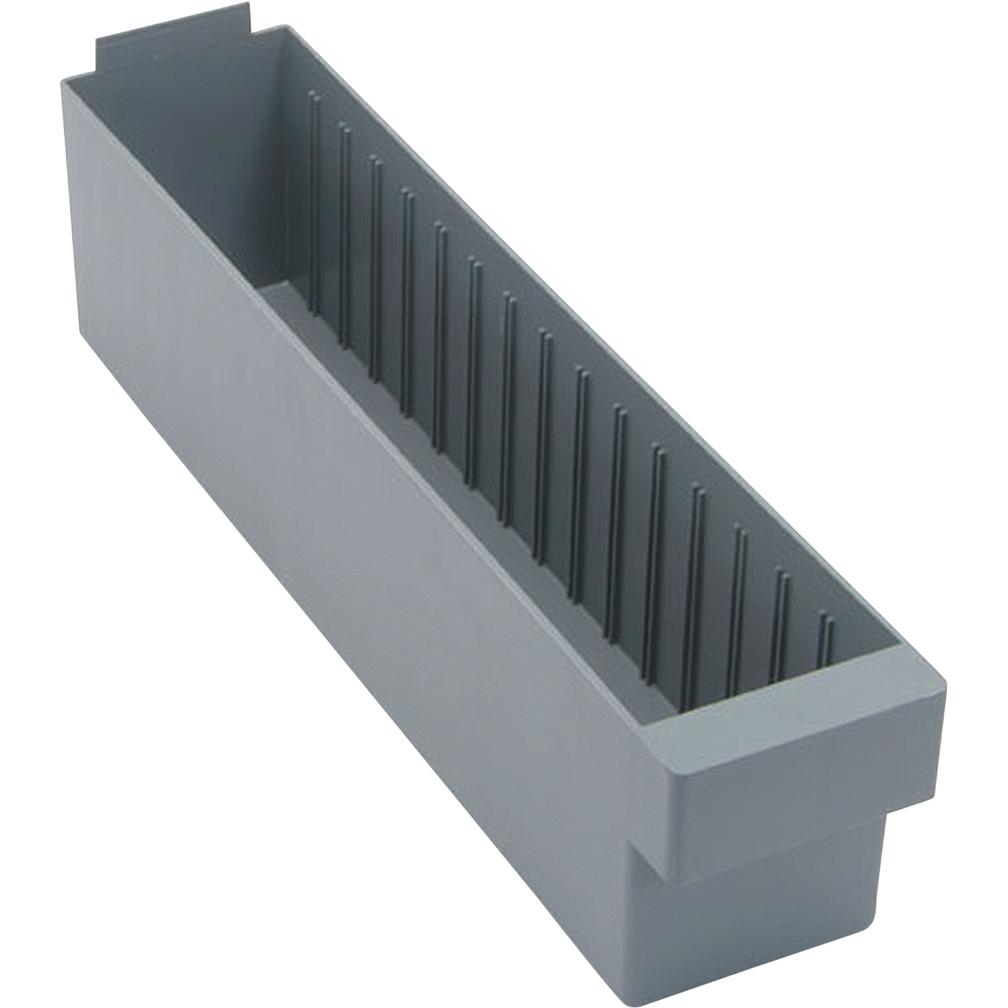 Quantum Storage Super Tuff Euro Drawers, 17 5/8in. x 3 3/4in. x 4 5/8in. Size, Gray, Model# QED604GYCS